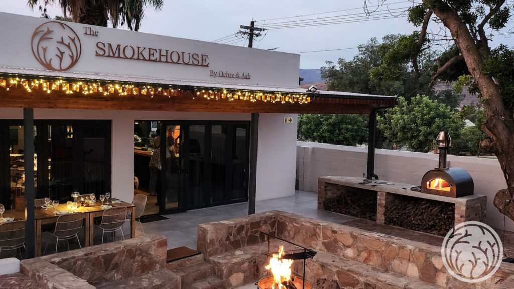 Fireside dining at The Smokehouse Clanwilliam